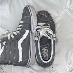 High top gray Vans